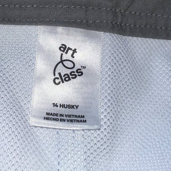 Art Class Swim Shorts Boys 14 Husky Multicolor Tie Dye UPF 50+ Adjustable Waist - Picture 6 of 7